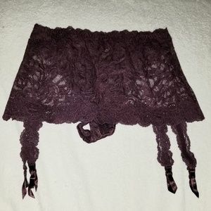 Victoria's Secrets vintage Garter Thong skirt